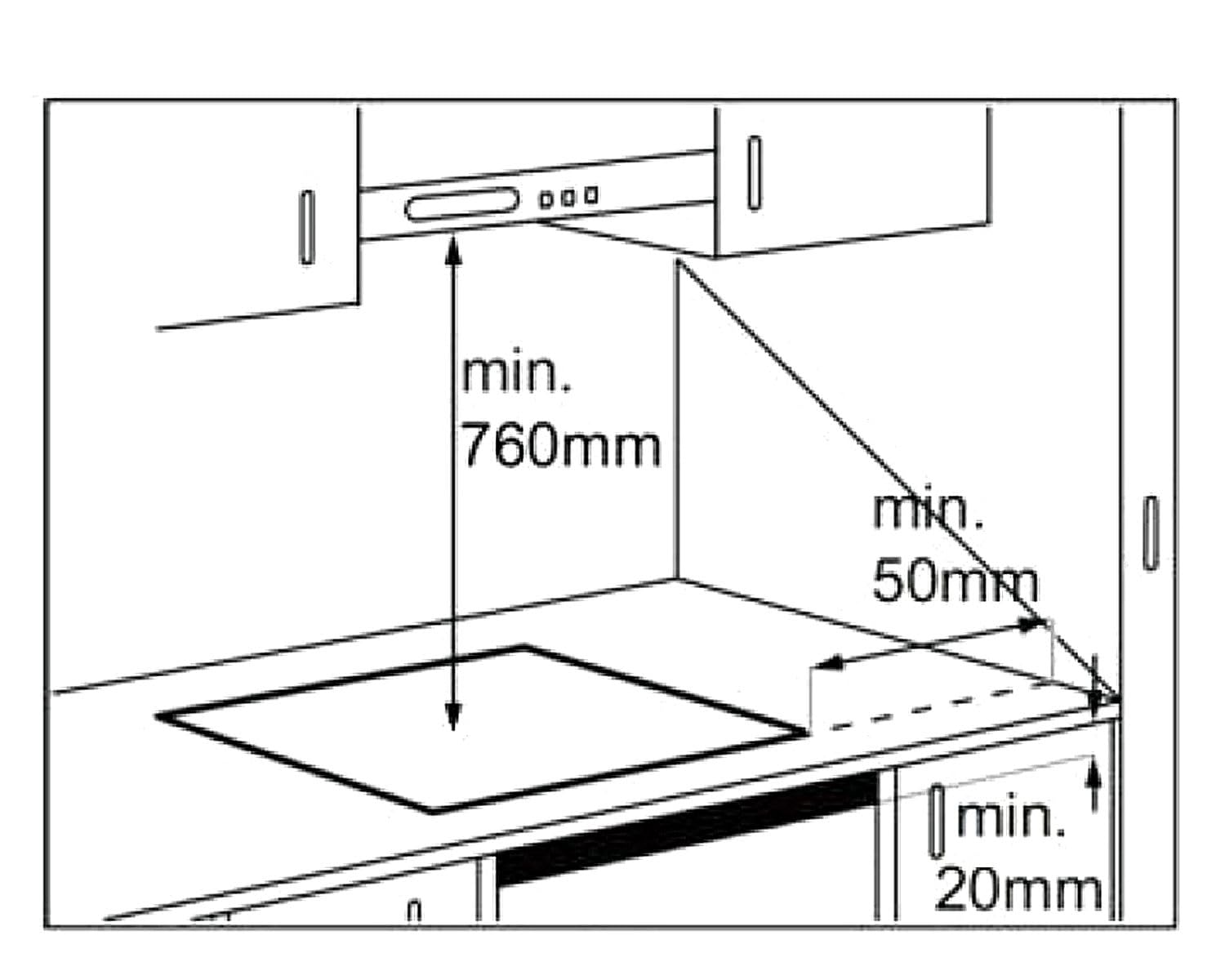 Acopino Induktionskochfeld 77 cm – autarkes Glaskeramik Kochfeld mit Flexzone, 4 Kochzonen, Touch-Bedienung, Power Booster, Timer & Kindersicherung, rahmenlos, schwarz