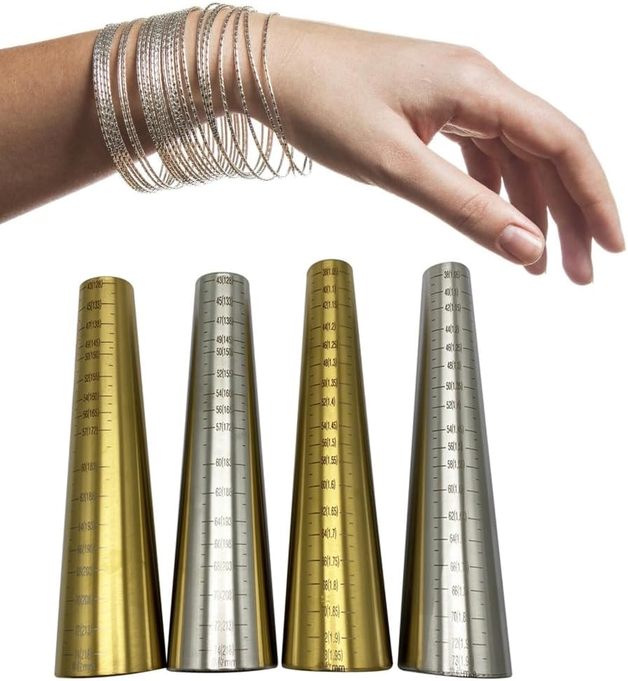 Stainless Steel Bracelet Mandrel Sizer Jewelry Making Tool for Professionals