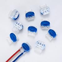 Newoutset 25 db Robotfűnyíró Kábel Csatlakozó - Vízálló Határoló Vezeték Javító Készlet - Univerzális Automata Fűnyíró Kábelösszekötő Szett 5
