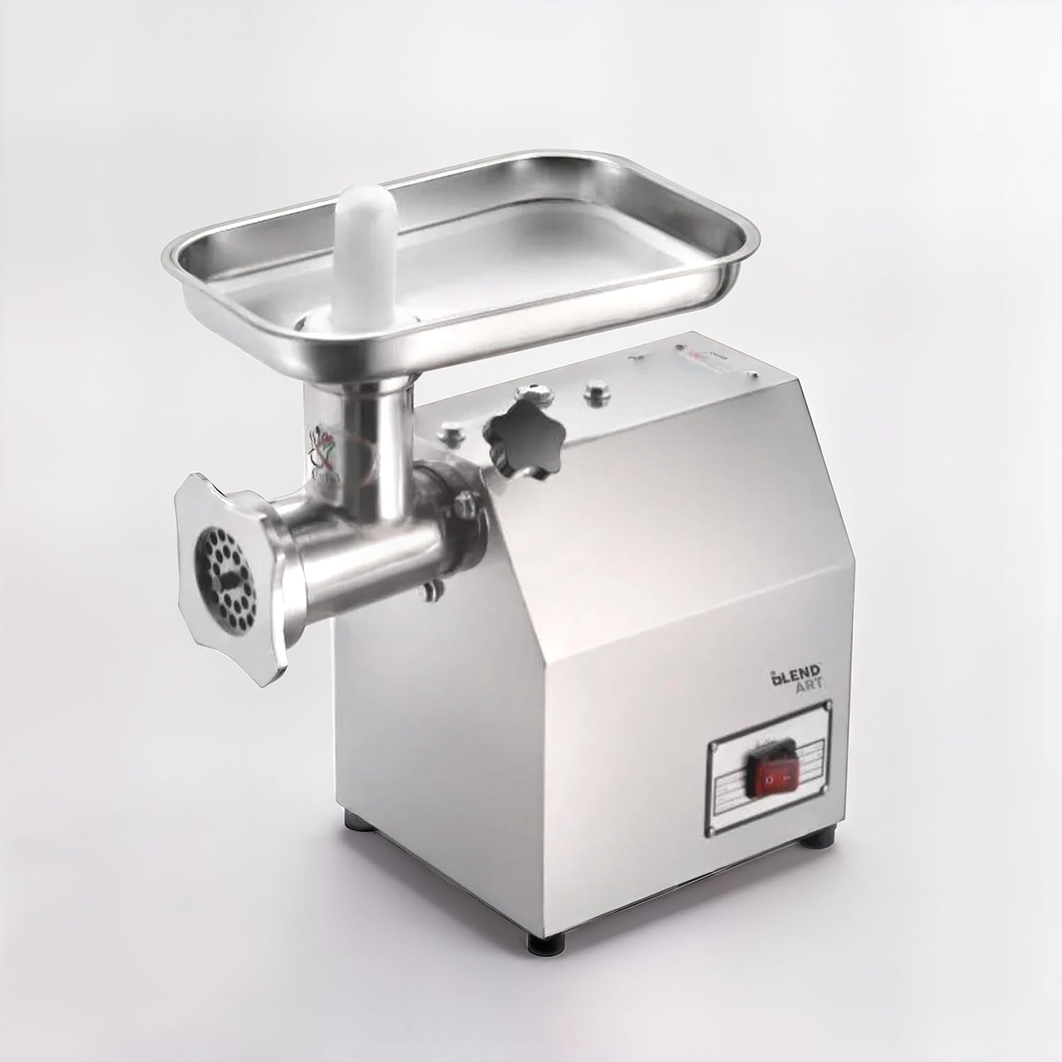 Blend Art Commercial Electric Meat Grinder | 850W Heavy Duty Stainless Steel Meat Mincer | 120 KG/Hour Capacity | Sausage Stuffer & Kubbe Kit | for Restaurant, Hotel, Butcher Shop & Cloud Kitchen-image-13