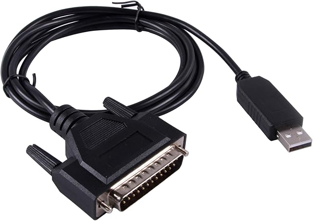 FTDI USB RS232 to DB25 Cable for Fanuc CNC Control Data Transfering Serial Cable Compatible C-232R US-232R (6ft/180cm)