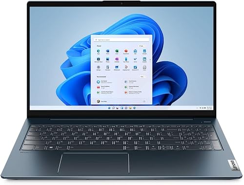 Lenovo IdeaPad 5i 2022 Laptop 15.6" FHD IPS pantalla táctil 12 Intel i7-1255U 10-Core Iris Xe Graphics 12GB DDR4 1TB SSD WiFi 6 Sensor de huellas
