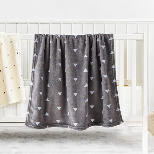 Miniatura 4 de Bunnikins & Clover Manta de Bebé de Franela de Felpa Ligera Súper Suave para Niños y Niñas, Manta de Forro Polar Floral para Niños, Mantas