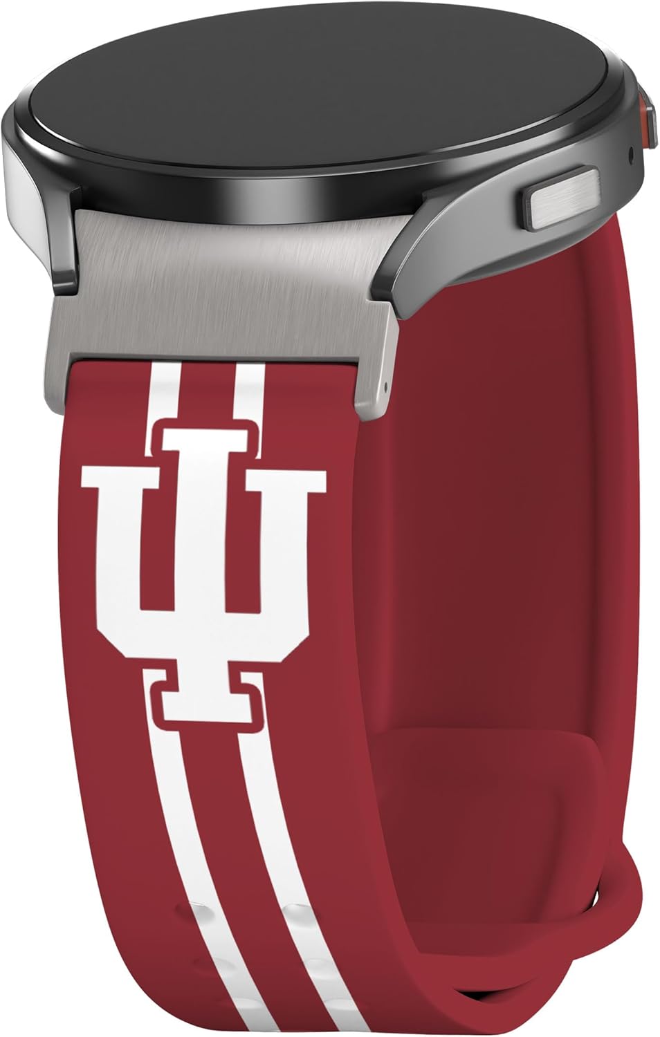 Affinity Bands Indiana Hoosiers HD Fitted Watch Band Compatible with Samsung Galaxy Watch 4-7 (Long Stripes)