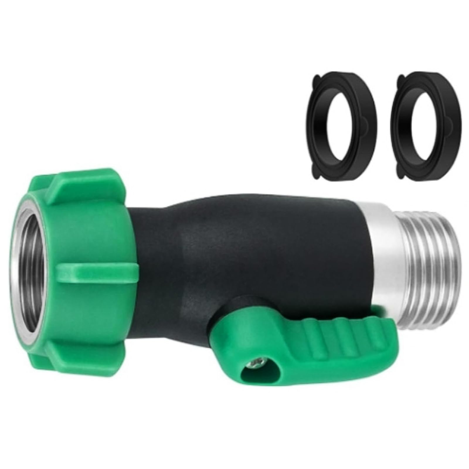 Tsophreniq 180 Degree Model 3 / 4Inch Full Flows Garden Hose Ball Valves Precisions Flows Connector Garden Hose Shut Off Valves Enduring Water Pipe Stop