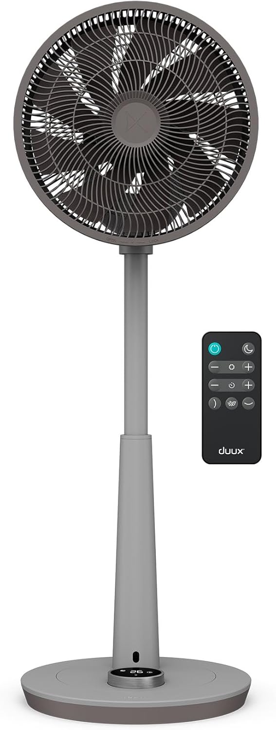 Duux Whisper 2 Standing Fan with Remote Control, 26 Cooling Speeds