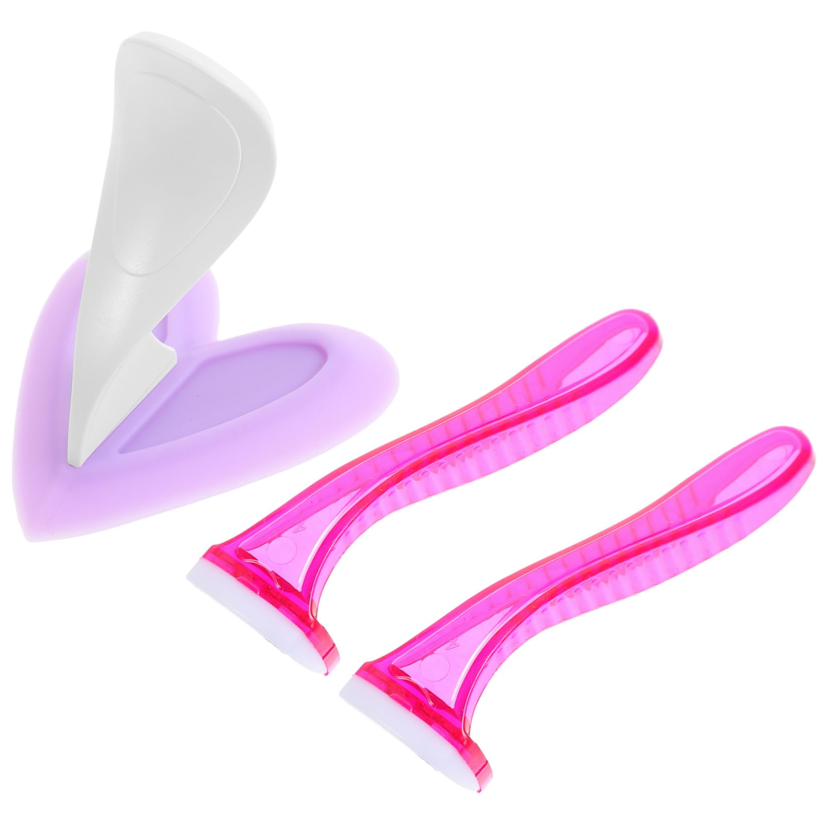 Didiseaon 3pc Random Color Bikini Shaver Private Area Razor Kit Plastic Material Smooth Skin