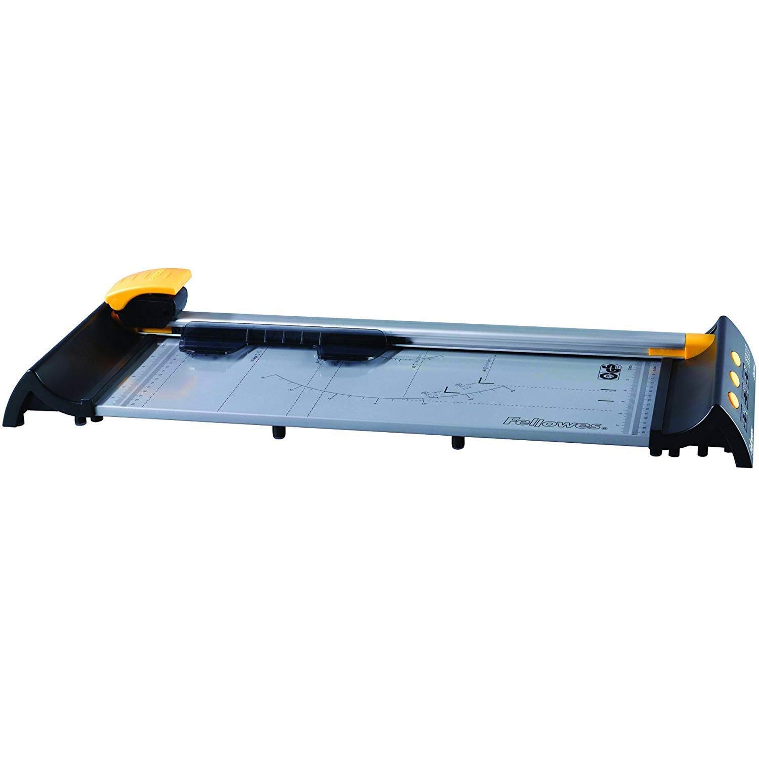 TAGLIERINA FELLOWES ELECTRON A3 A LAMA ROTANTE LUCE CM.45.5