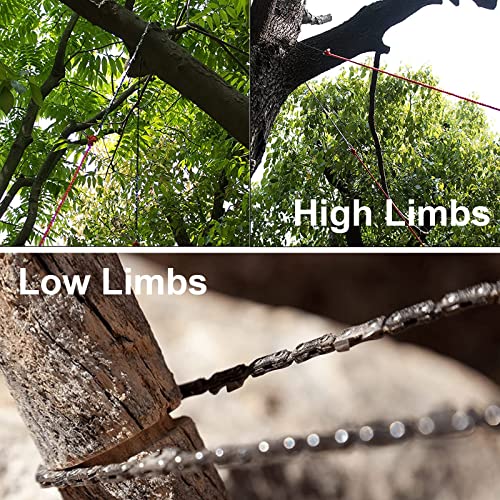 55Inch Rope Saw YOJOR Rope Chainsaw with 72 Sharp Teeth & 45.6 Feet Paracord Kit Rope saw tree