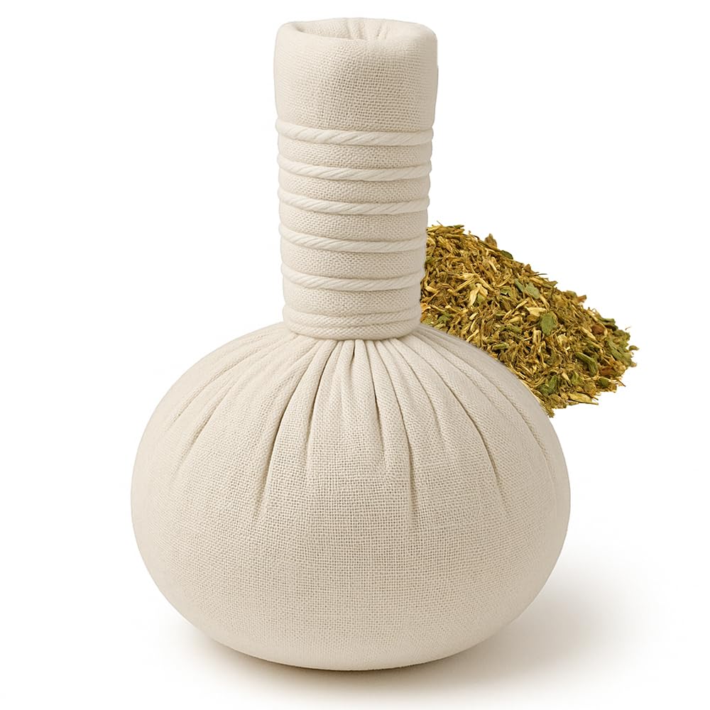 MyThaiMassage Pochon Massage ayurvédique aux plantes Thai Herbes 200g