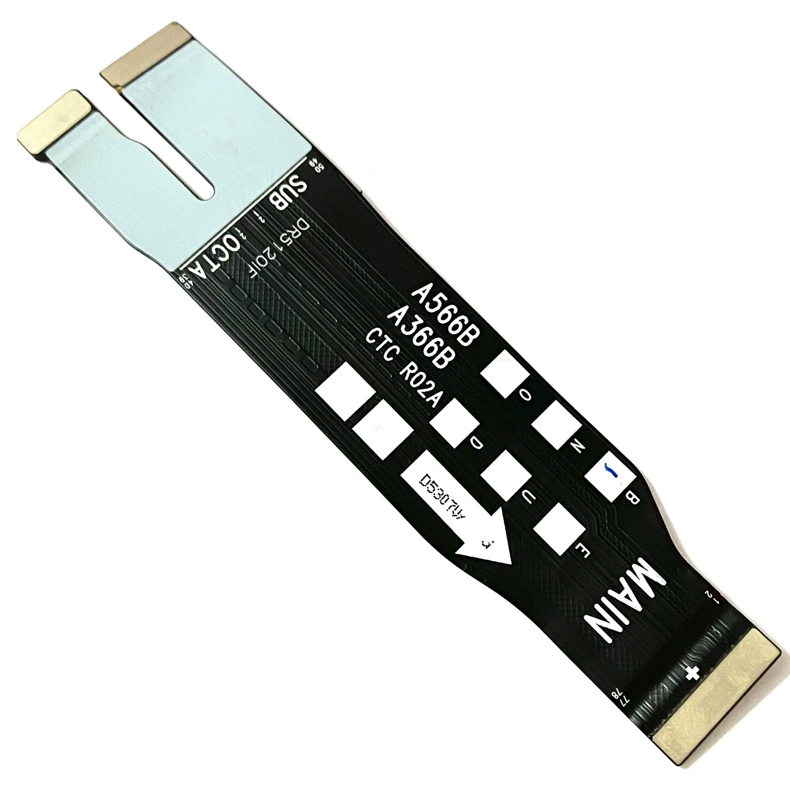 Mainboard Ribbon Cable Board Main Flex Cable Connector Replacement Part for Samsung Galaxy A56 A566B / A36 5G A366B