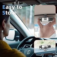 Vista 6 de Herramienta de corte de cinturón de seguridad para romper ventanas de automóvil, herramienta de martillo de seguridad de emergencia para romper Negro