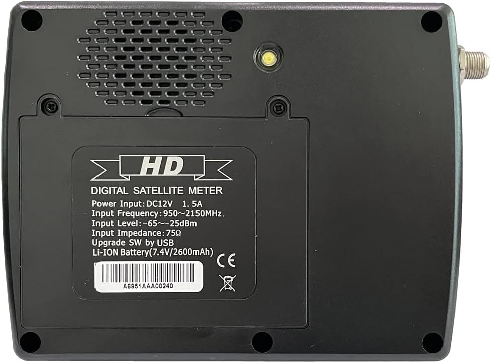 SATLINK WS-6951 Fully DVB-S&DVB-S2 FTA Digital Satellite Finder Meter Satellite TV Received with MPEG-2&MPEG-4,QPSK,8PSK (Can not Supports Turbo 8PSK) : Electronics