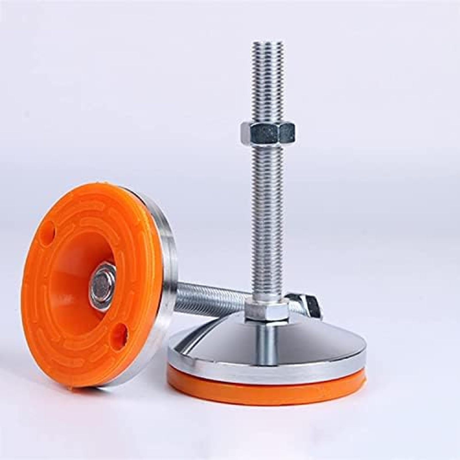 Regulowane nóżki poziomujące do mebli z gumowymi nasadkami antypoślizgowymi M12 Heavy Duty Levelers do stołów bilardowych, stołów warsztatowych i sprzętu mechanicznego