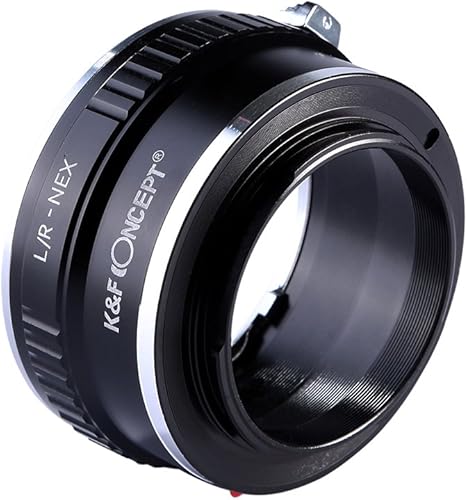 Miniatura 7 de K&F Concept Adaptador de montaje de lente compatible con lente Leica R Mount a Sony E-Mount NEX Body Adapter