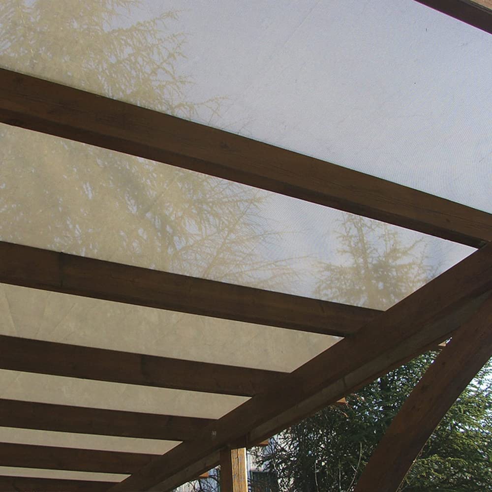 VERDELOOK | Tessuto Ombra in Rotoli, 2x50 m, 300gr/mq per Recinzioni Coperture, Beige, Telo Ombreggiante per Recinzioni, Balconi, Terrazzi