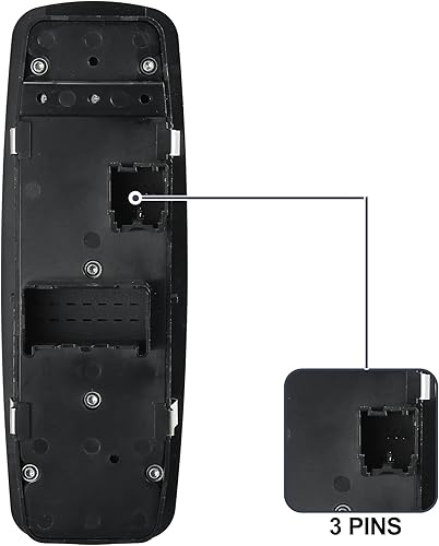 Miniatura 9 de X AUTOHAUX Interruptor eléctrico de la ventana eléctrica del lado del conductor delantero izquierdo para Volkswagen Routan 2009-2014 Reemplazar