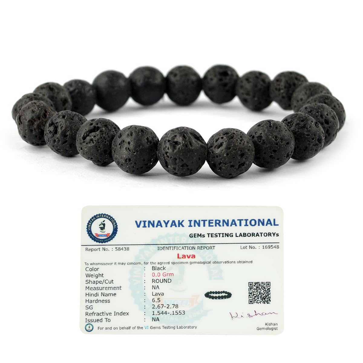 Reiki Crystal Products Natural Certified Lava Bracelet Round Beads 10 mm Crystal Stone Bracelet for Reiki Healing and Crystal Healing Stones (Color : Black) (B09BJ9F785) Amazon Price History, Amazon Price Tracker