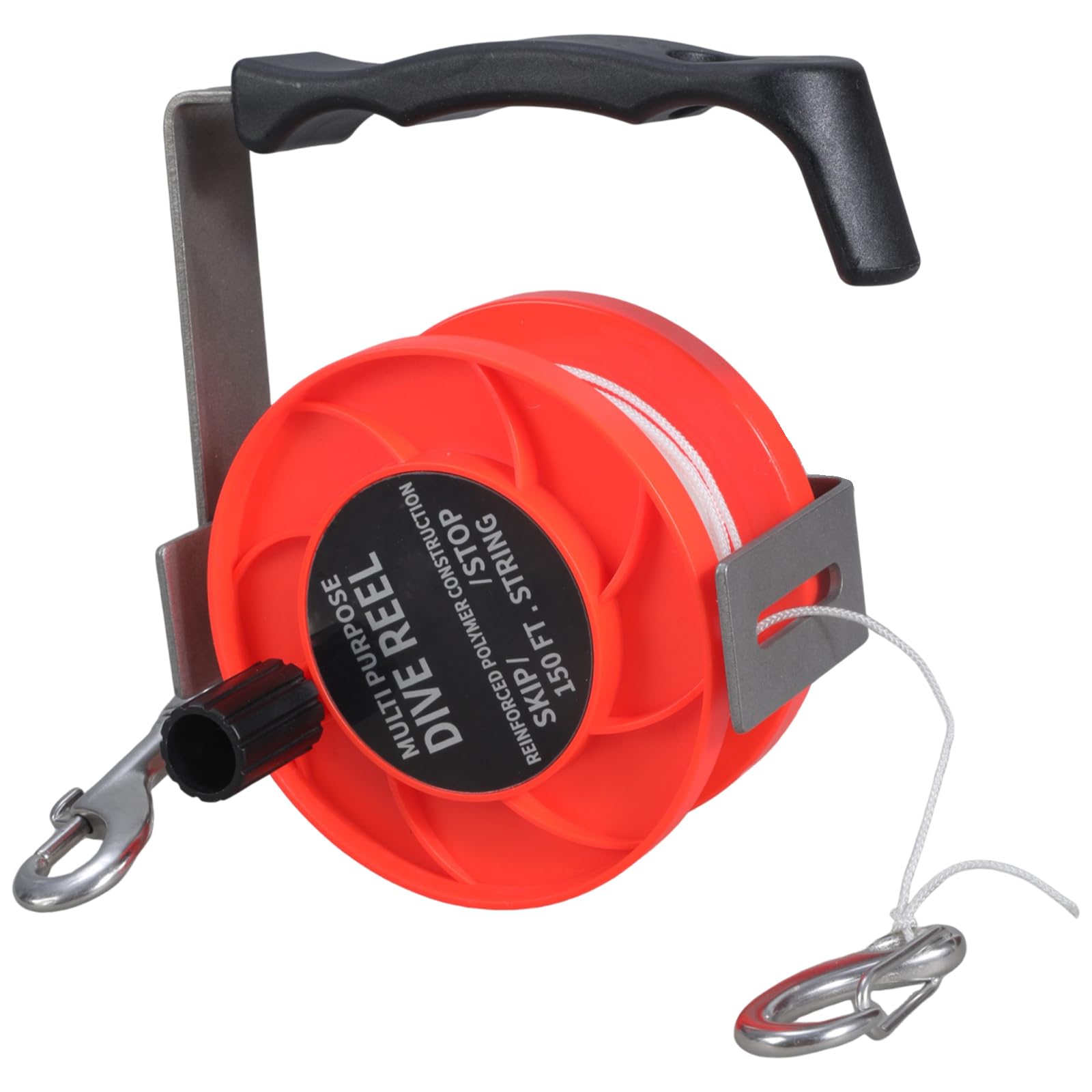 Buxuaaaa Durability Diving Line Reel Double Ended Hook Cave Wrecks Diving Finger Reel for Comfortable Underwater Exploration Heavy Type Line Wheel