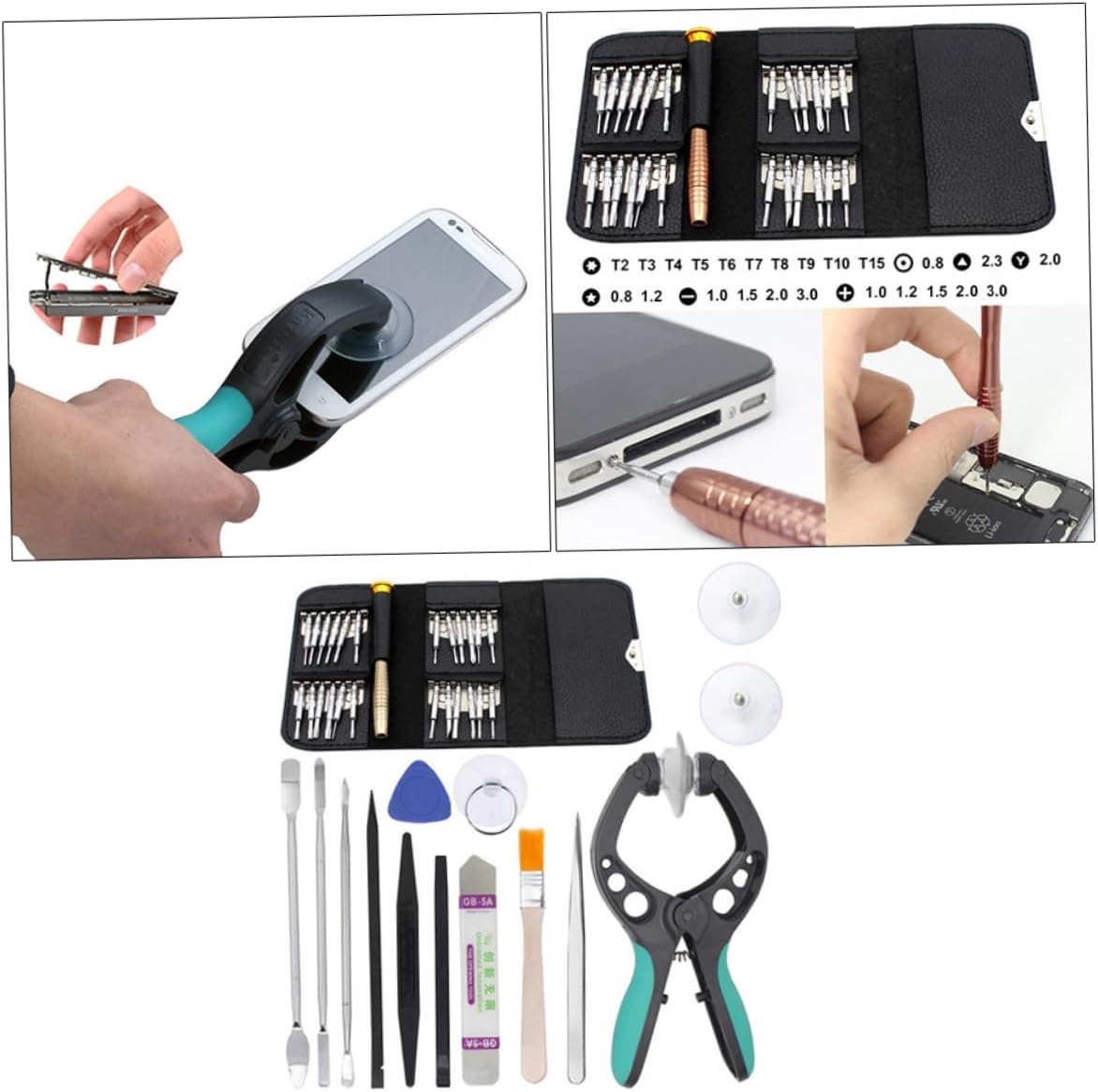 ORFOFE Multi-function Screwdriver Set for Computer Repair Lcd Screen Disassembly Tool Precision Electronics Maintenance Kit for Phone and Laptop Repairs
