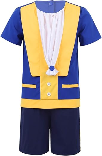 Iiniim Vetements De Nuit Bebe Enfant Garcon T Shirt Manche Courte Haut De Pyjama Avec Short Bas De Pyjama Deguisement Prince Arabe Cosplay Costume Halloween 6 Mois 4 Ans Amazon Fr Vetements