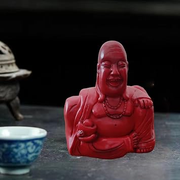 The Buddha Flip, Laughing Buddha Statue Unexpected Backside, Middle Finger Ornament Handmade Statue Buddha Sculpture, Comical and Unique Gift for Friends