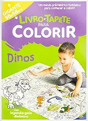 Livro-Tapete para Colorir: Dinos