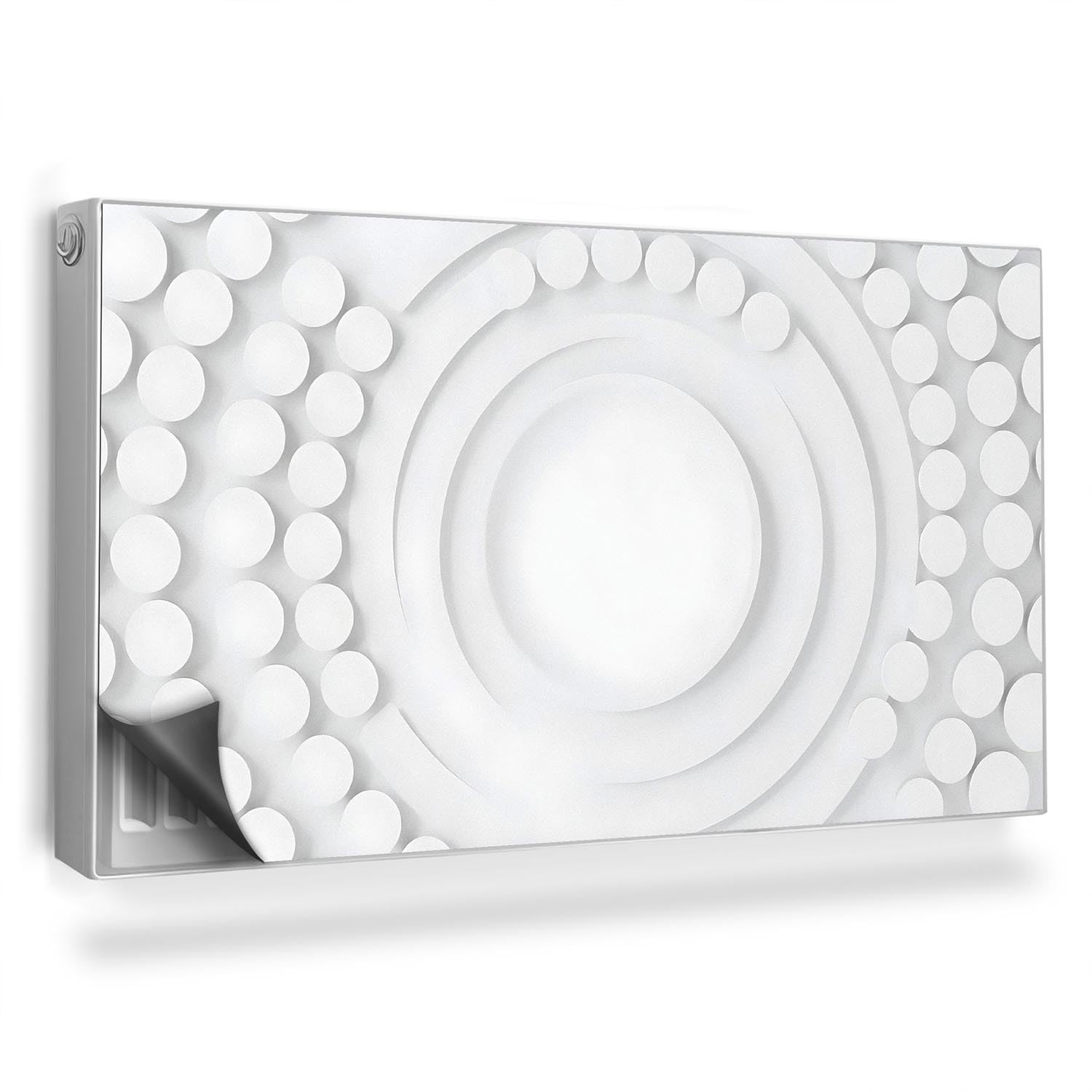 Protección contra el polvo para radiador mediante panel magnético 3D