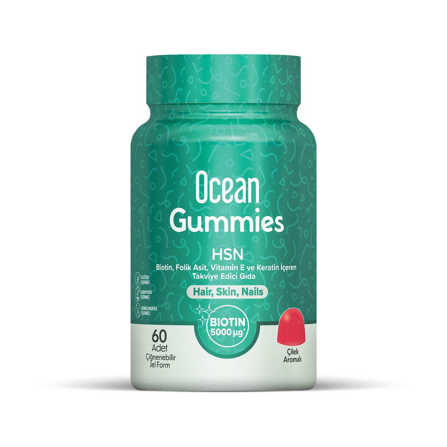 Ocean Ocean Gummies Hsn Çiğnenebilir Jel Form