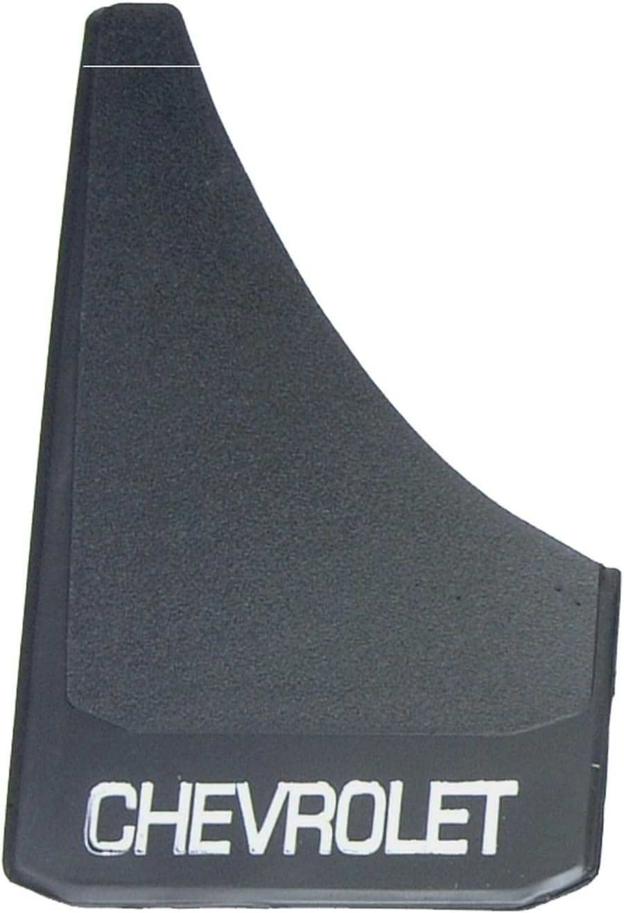 RoadSport 4401 'A' Series Universal Fit Premiere Splash Guard (Black with Chevrolet -12-3/4" Height x 7-3/8" Wide)