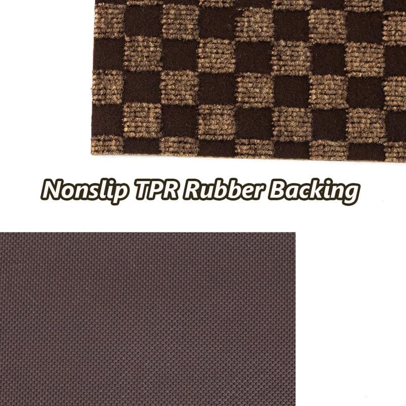 Miniatura 3 de ALTRUISTIC Alfombra antideslizante de 3 x 8 pies, tamaño personalizado, tapete de pasillo para interiores y exteriores, para piso, entrada, cocina,