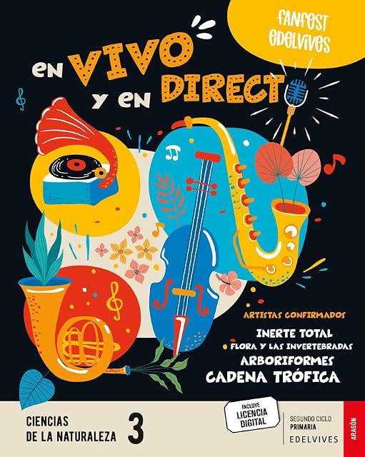 Portada de Ciencias de la Naturaleza 3º Educacion Primaria Proyecto Fanfest Aragó