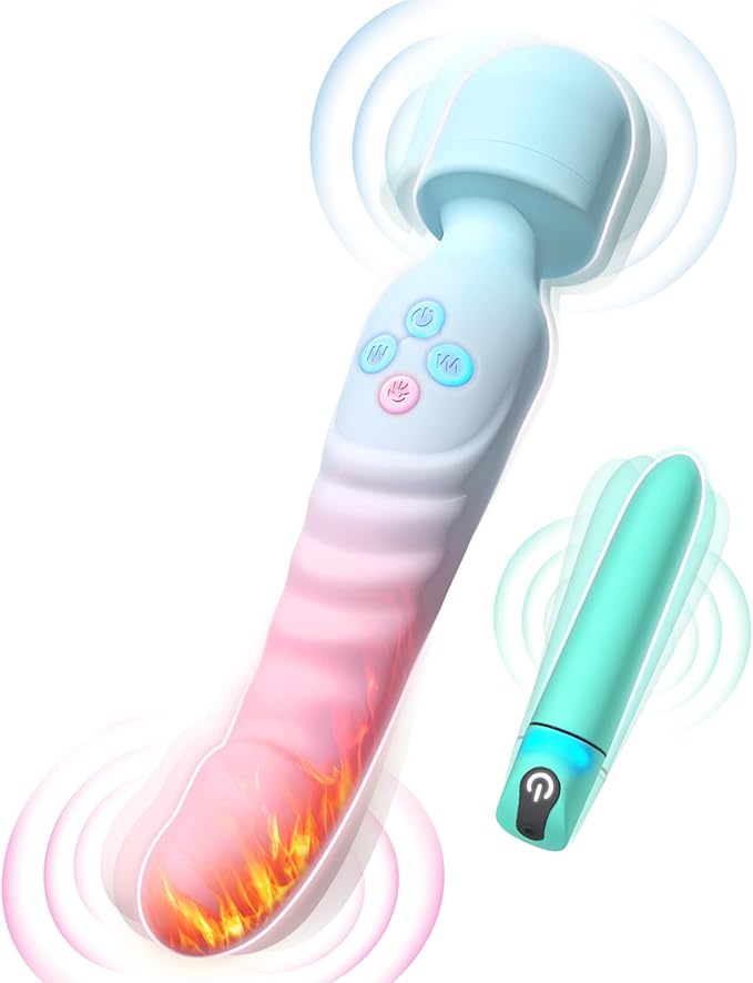 Amoochoo 加热G点震动棒与子弹震动器套装