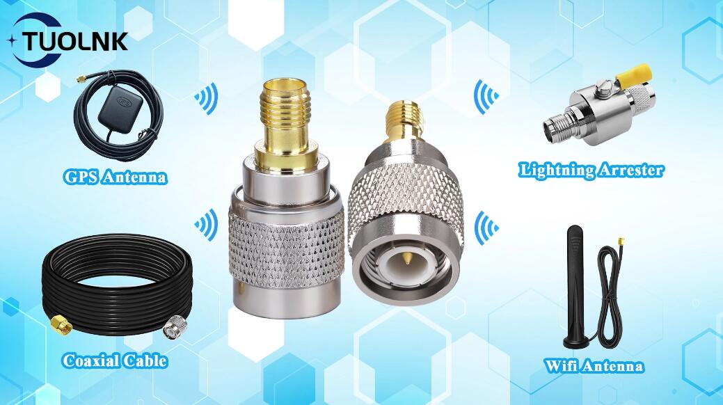 Câble Coaxial RG58 SMA Mâle Vers TNC Mâle – Rallonge Pigtail WiFi 50 Cm / 1 M / 3 M / 5 M Droit Ou Coudé 90°
