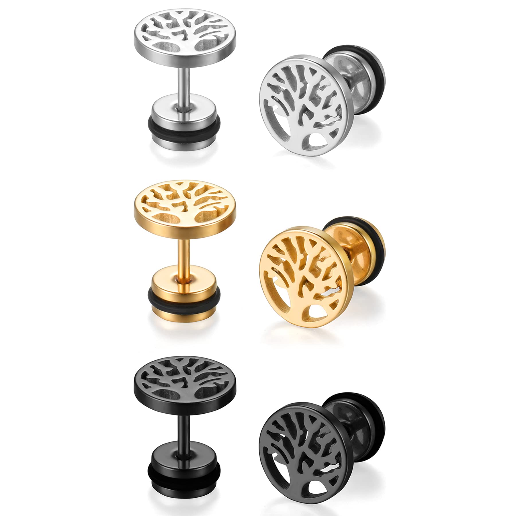 JewelryWe Vintage Stempunk Pocket Watch: Cool Gear Steampunk Retro Pendant Necklace Watch for Men Women, for Mother's Day