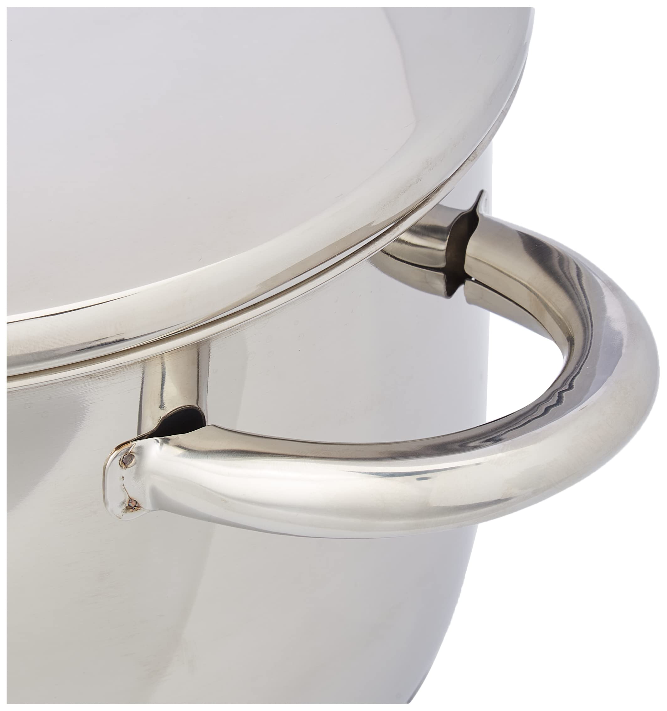 LACOR 40124 - Olla con Tapa Vitrocor Acero Inoxidable, Plata, 24 cm | En acero inoxidable, para cocidos y grandes cantidades; ideal para cocina profesional y uso diario en casa, para el día a día