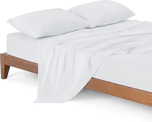 Miniatura 7 de Bedsure Sábanas refrescantes California King, sábanas refrescantes para durmientes acalorados, suaves y sedosas, sábanas de Tencel transpirables,