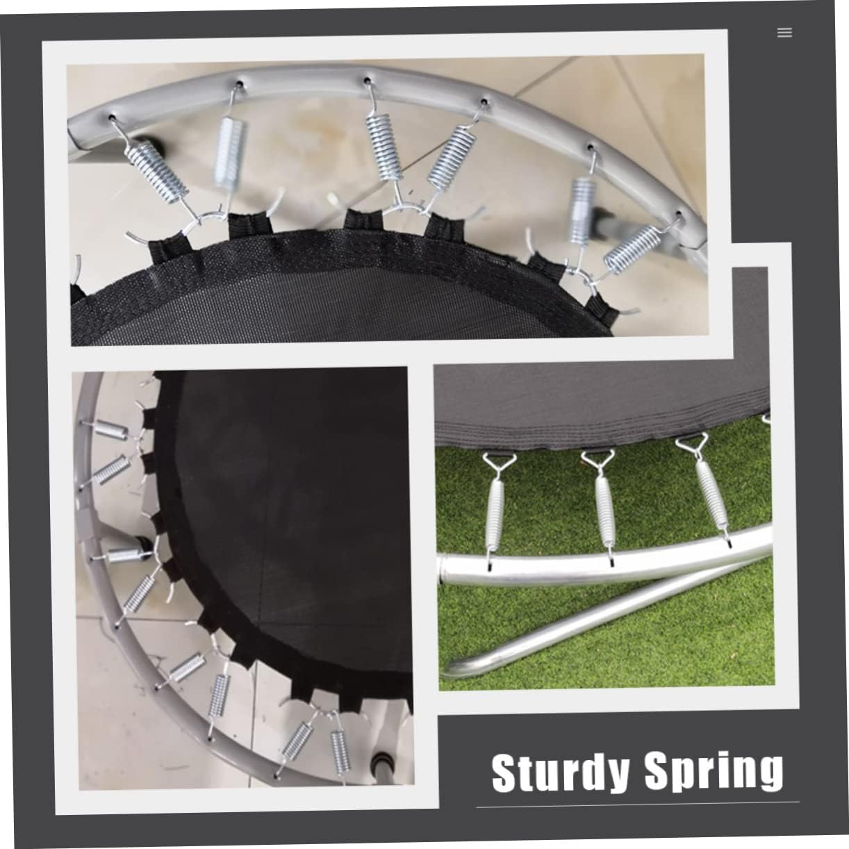 10pcs Trampoline Spring Trampoline Replacement Part Professional Spring Mattress Pads Sturdy Spring