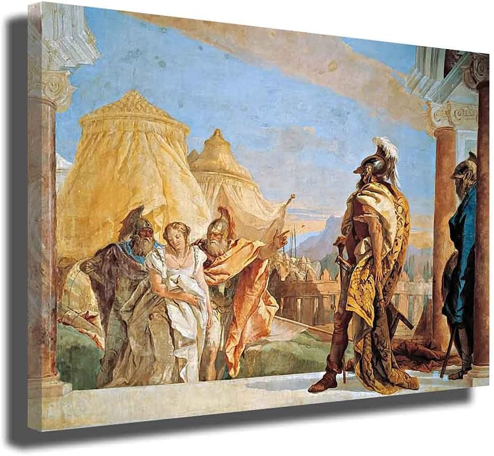 Amazon.co.jp ジョヴァンニ・バッティスタ・ティエポロ・ユーリベイツ油絵名画絵画インテリア アートフレーム 複製絵絵画プレゼント