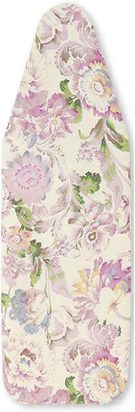 Replaceable Cloth Cover for Ironing Board, Household Ironing Board Cloth Cover, High Temperature Resistance, 100% Cotton, Non-Fading Cloth Cover with 2 Cotton Pads Included