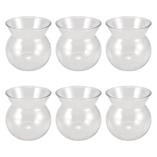 6pcs Creative Mini Plant Pot 200ml Pet Planter for Small