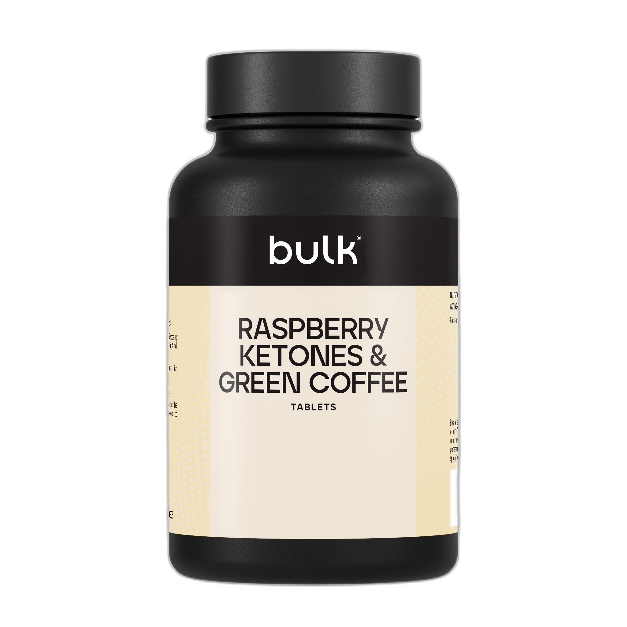 Bulk Raspberry Ketones and Green Coffee Tablets, 200 mg, Pack of 180