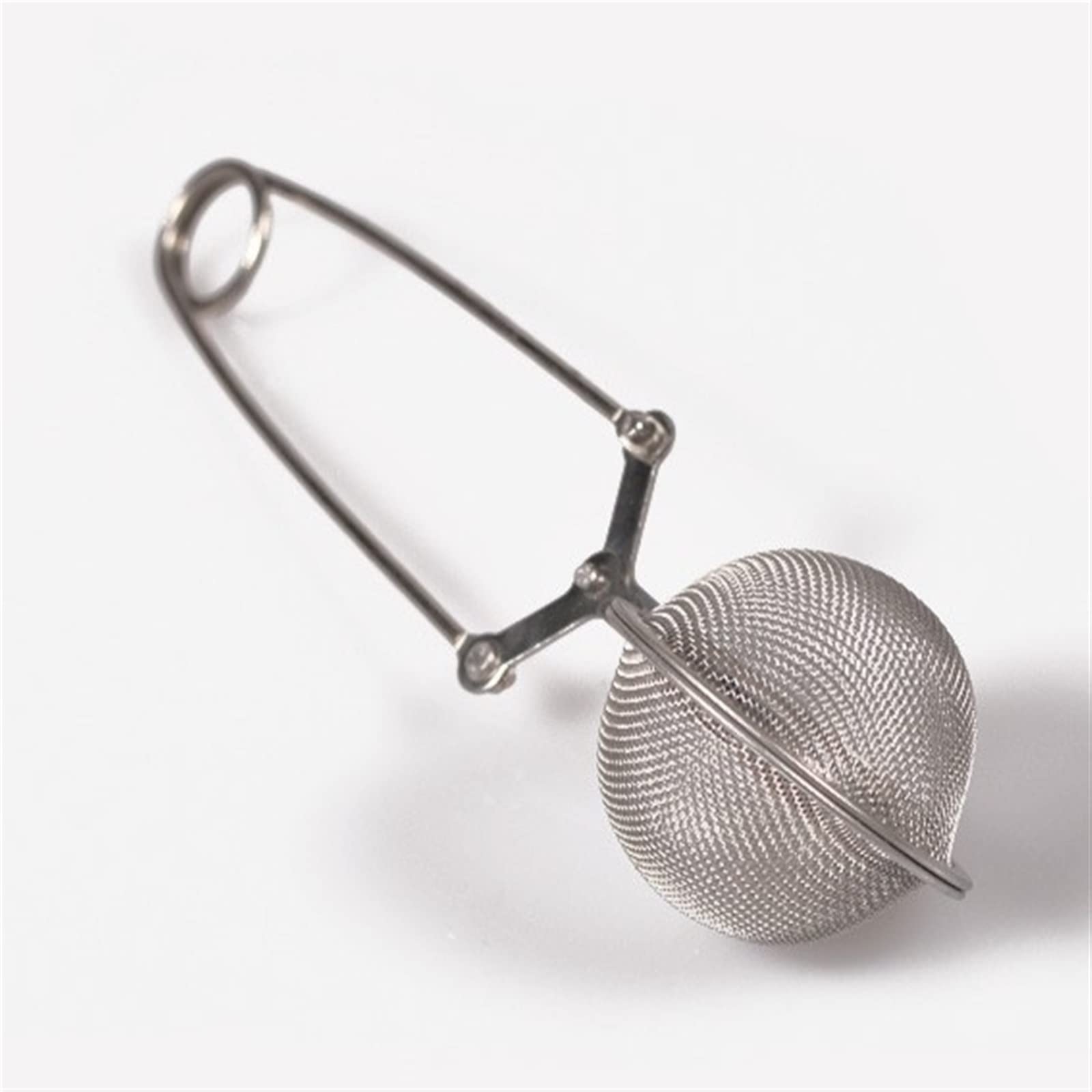 Colador de té, infusor de té de acero inoxidable, esfera de malla, colador de té, café, hierbas, especias, filtro, difusor, mango, bola de té