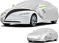 Vista 9 de Funda Impermeable para Coche para Todo Clima Resistente a la Nieve Protección UV Resistente al Viento para Exteriores Funda Completa para Coche