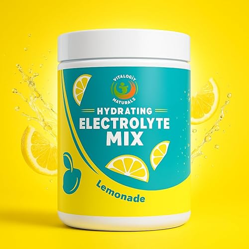 Miniatura 9 de Polvo de electrolitos  Mezcla de hidratación de limón sin azúcar  90 porciones  Keto, vegano, sin gluten  Electrolitos naturales para recuperación