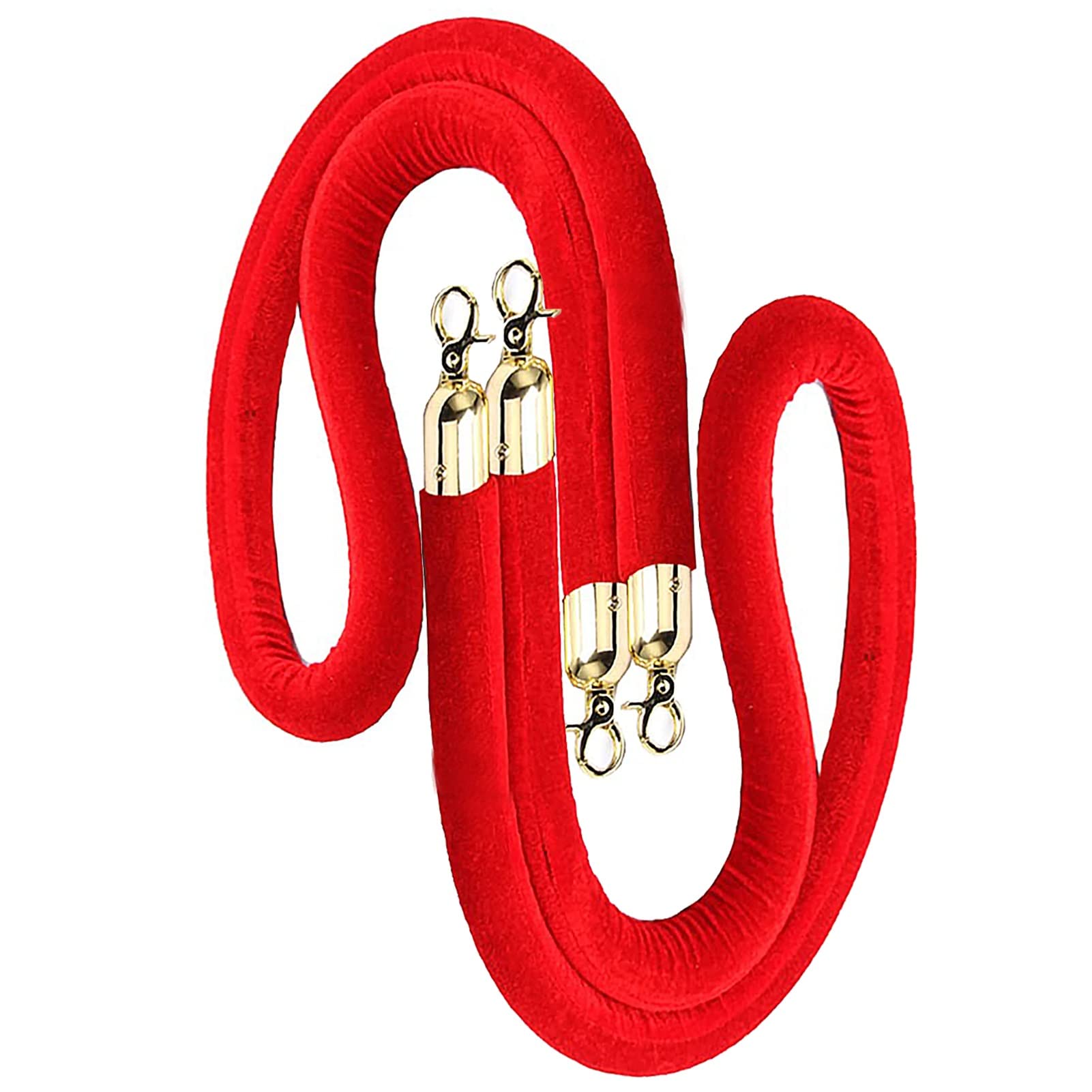 Corde de contrôle de foule en velours rouge pour cinéma et fête de mariage JYDQM