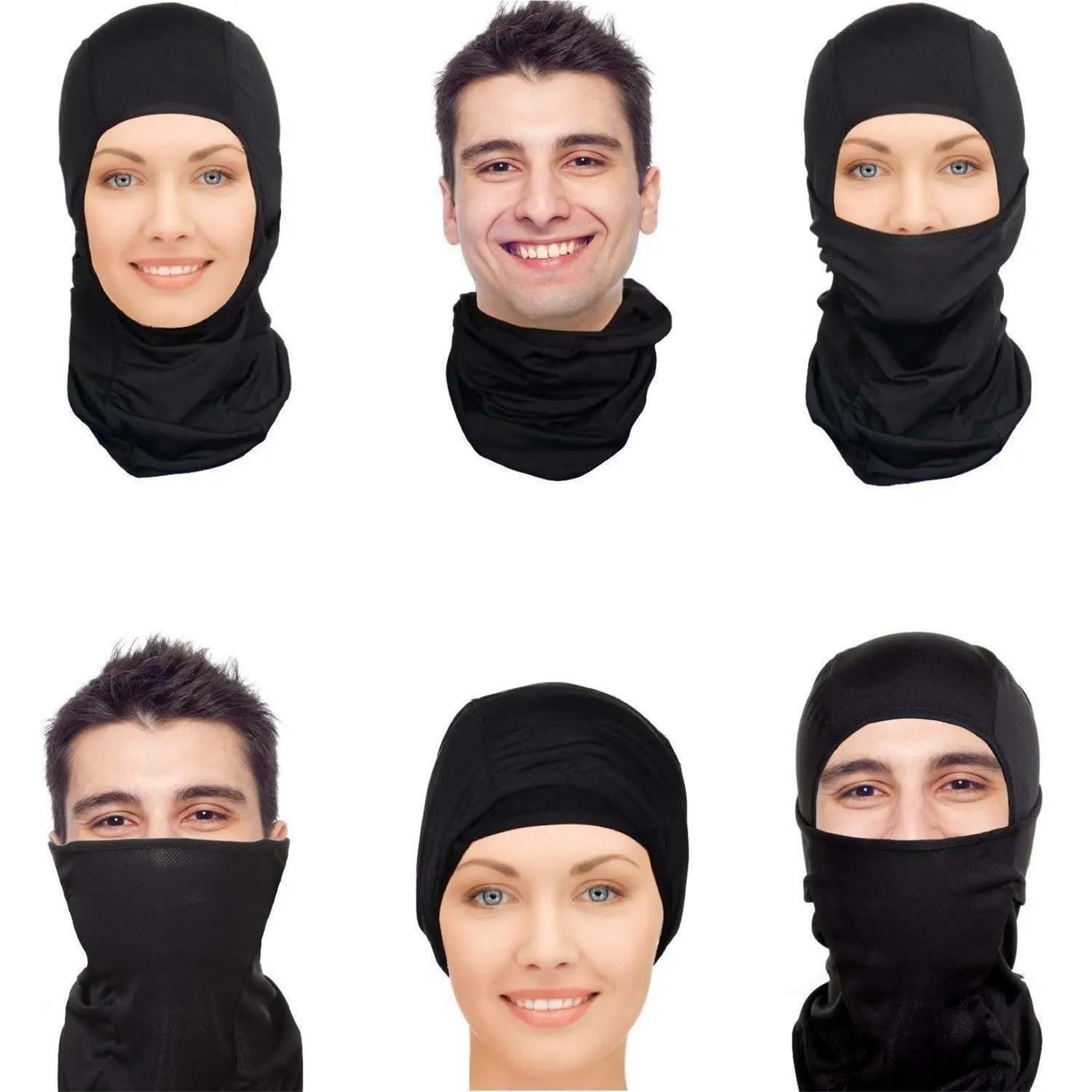 2Pcs Ski Mask Winter Ski Face Scarf Face Mask Cycling Skiing Running Sport Training Winderproof Ski Accessory(Green)
