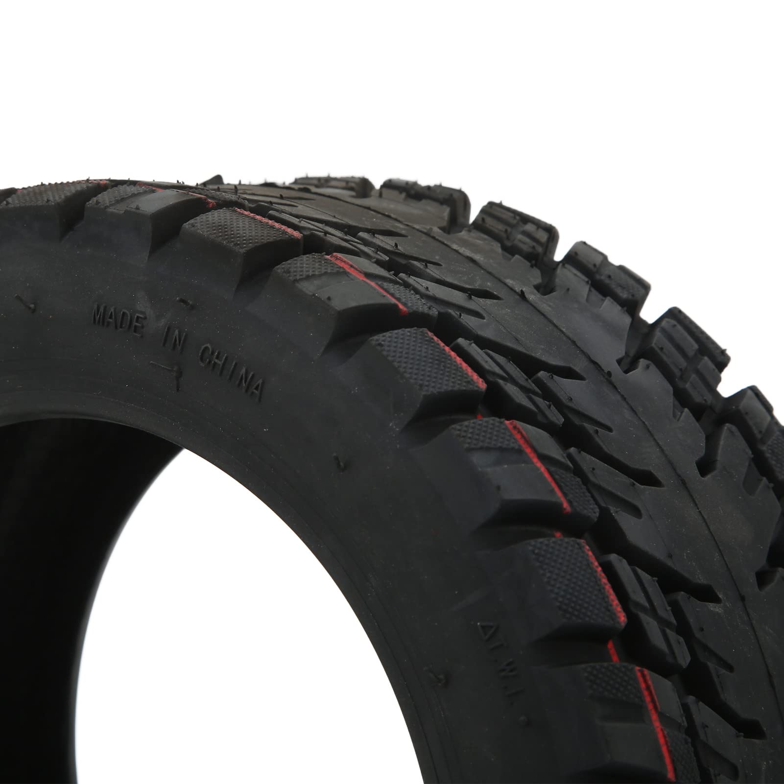 Pneumatico per Scooter Elettrico da 11 Pollici, 100/65-6.5 Pneumatico Tubeless, Antiscivolo, Gomma Spessa, Ammortizzante, Design Off-Road per Pioggia e Neve