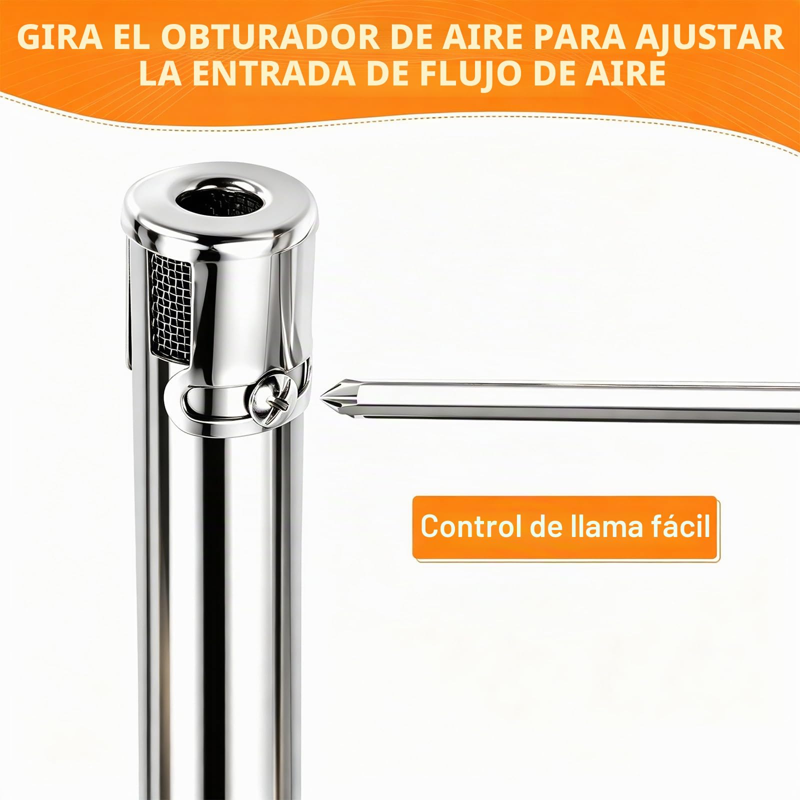 GFTIME 42204 30,5cm a 44,5 cm Universal Quemador Barbacoa de Gas Piezas de Repuesto para FirePlus, Fire Mountain, Char-Broil,Tubo Quemador Barbacoar para Cosmo Y Otros Parrilla Barbacoa(3 Piezas)