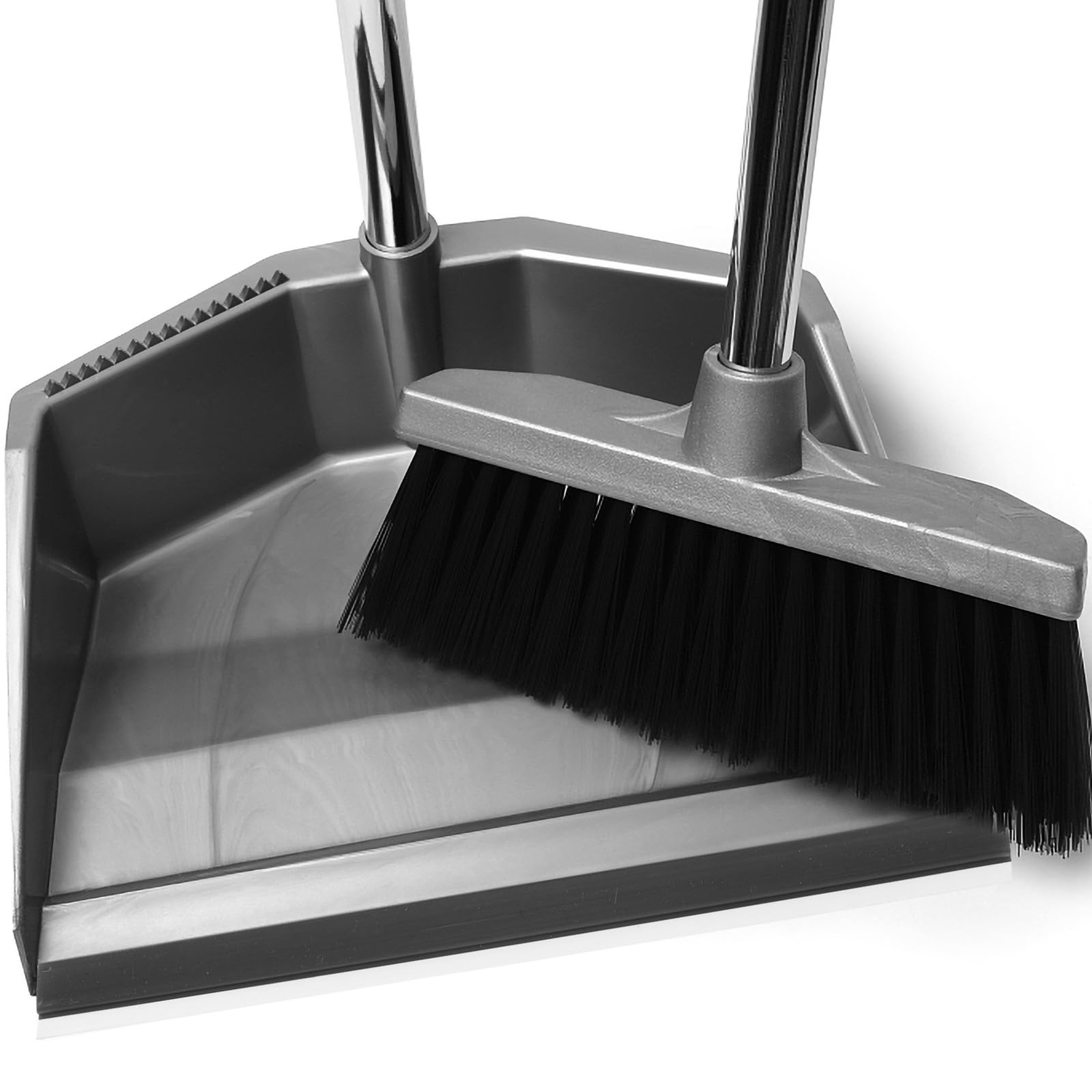 POPETPOP 4 Piezas de Goma de Repuesto para Recogedores de Basura Negro Tiras de Presión Resistentes y Duraderas para Protección y Uso Doméstico